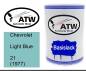 Preview: Chevrolet, Light Blue, 21 (1977): 500ml Lackdose, von ATW Autoteile West.